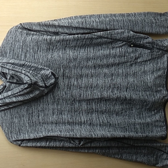 Russell Men's Training Fit 42-44 large dri power 360 Black & Gray w hood - Picture 4 of 5